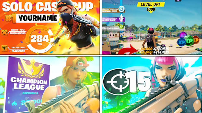 create you the best 3d fortnite thumbnail