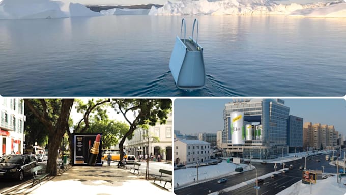 make 3d product promo cgi on real world video