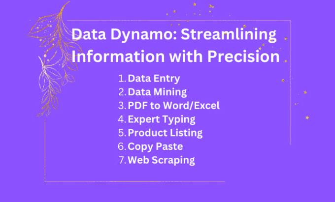 Do the data dynamo streamlining information with precision