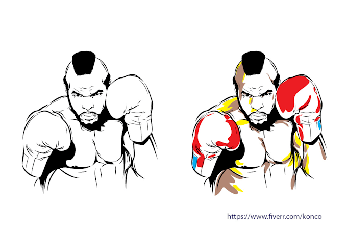 draw your portrait in this pop vector art style