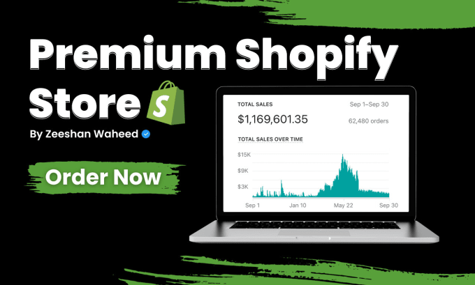 create a branded 7 figure shopify dropshipping store or shopify website