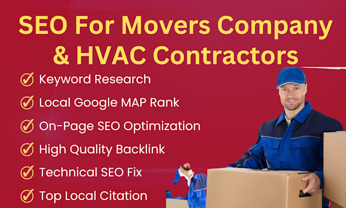 do SEO services for movers and packers, hvac contractors, google top ranking
