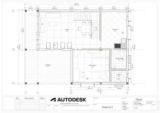 draft architectural drawings, 2d floor plans