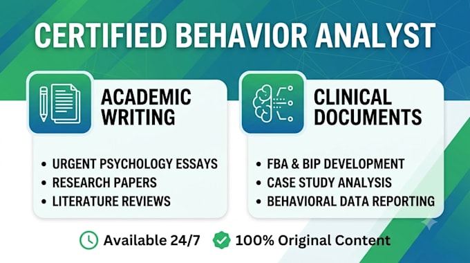 write urgent psychology essays, research papers, and aba projects