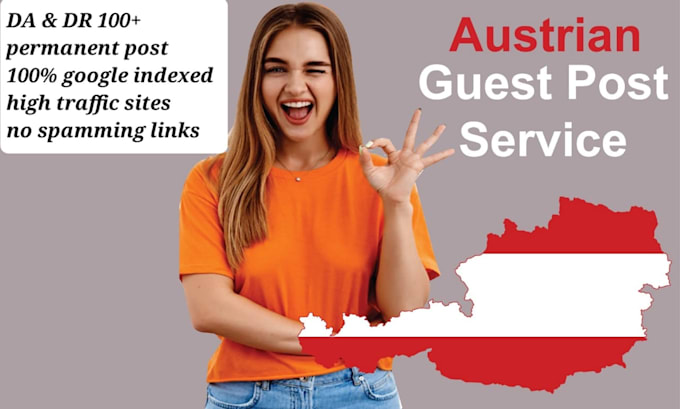 do austrian guest post with high da, dr permanent back links