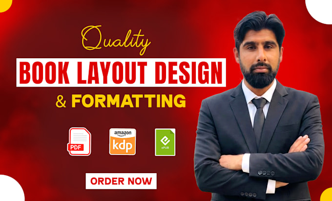 do quality book formatting and layout design for print and kindle