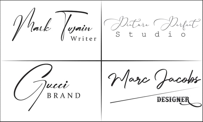 I will do calligraphy, script, typography, handwritten signature logo