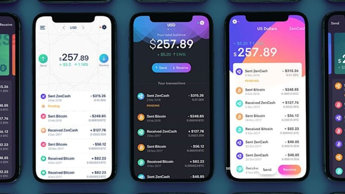 develop fintech crypto defi exchange wallet bank lending loan app website UI UX