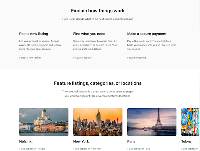 launch your sharetribe web template marketplace on your local machine