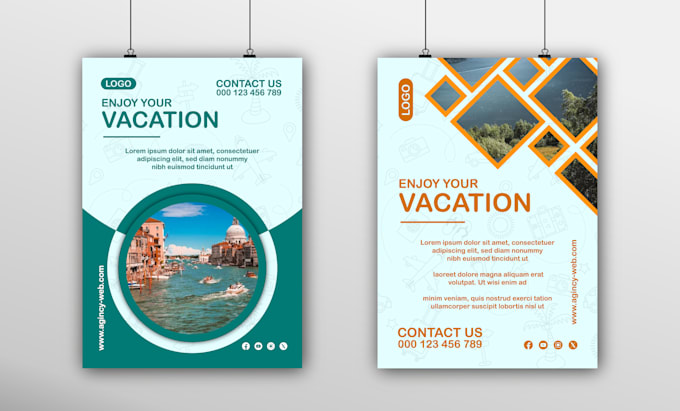 do graphic design posters or best flyers in 24 hours