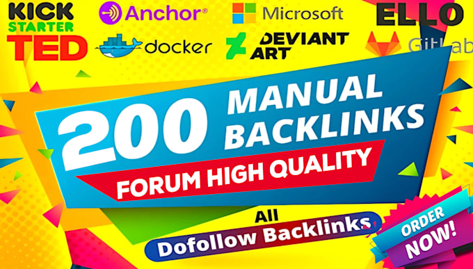create 200 powerful and permanent forum backlinks