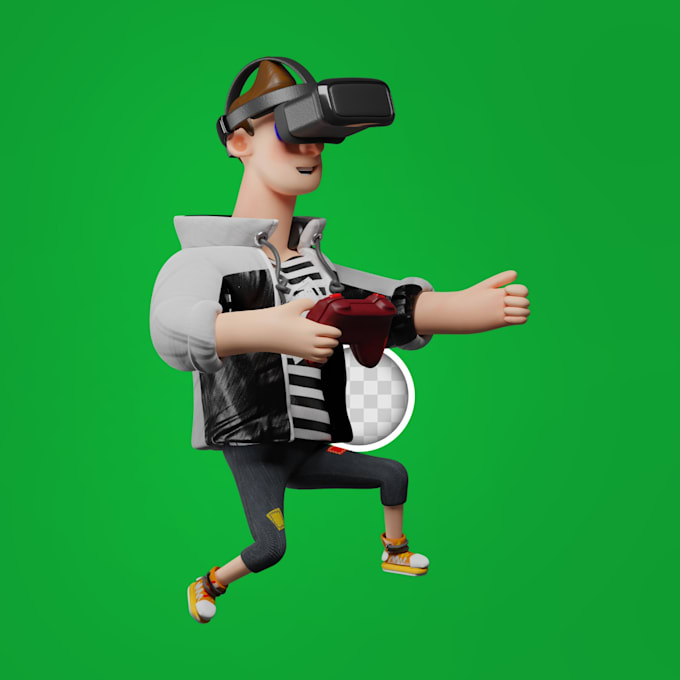 model a 3d character for 3d printing