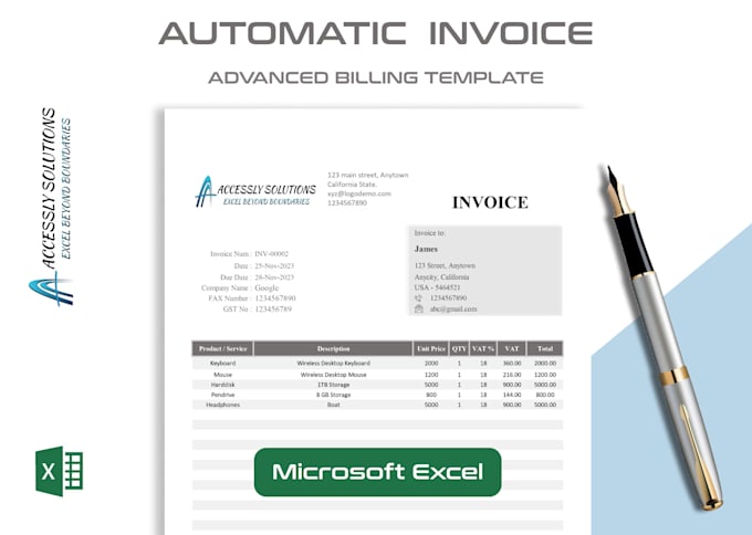 Create an automatic invoice generator by Rishikeshjos234 | Fiverr