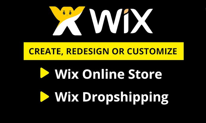 design wix ecommerce website, wix online store, wix drop shipping store redesign