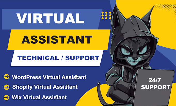 be your wordpress, wix, shopify, woocommerce virtual assistant