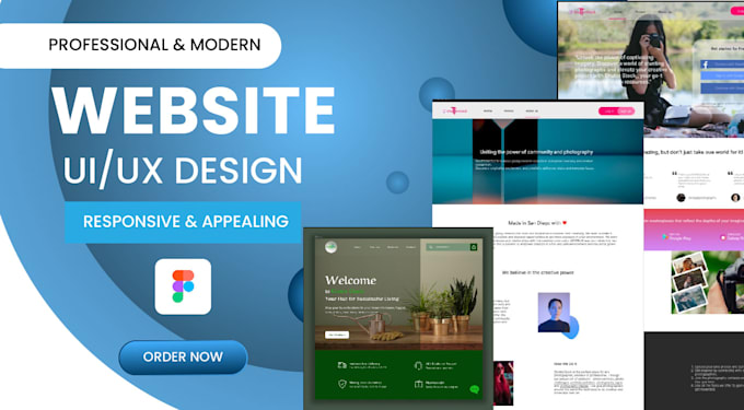 Design frontend in figma, ui ux design, landing page ui , web app ui by ...