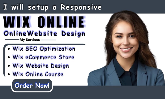 Design or redesign wix website wix ecommerce store wix online course
