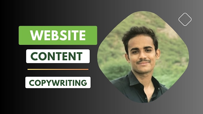 write website content as your copywriter