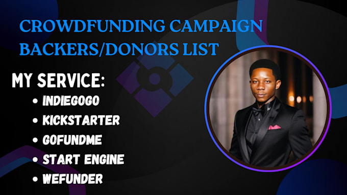 generate active backers list for kickstarter indiegogo gofundme startengine