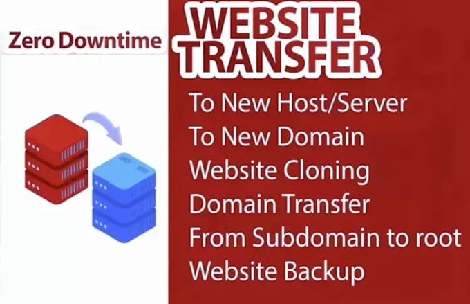 transfer your website or wordpress website to new hosting
