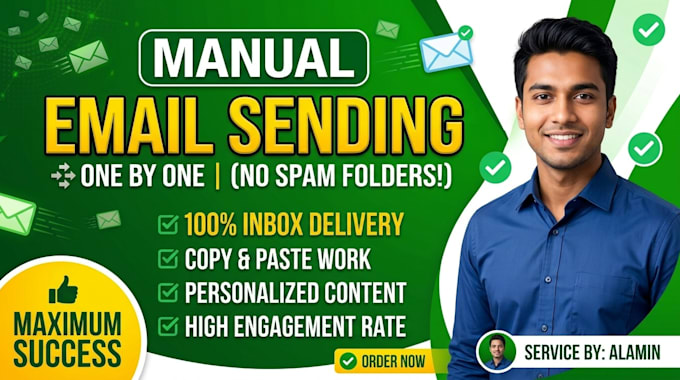 send email manually one by one for email marketing