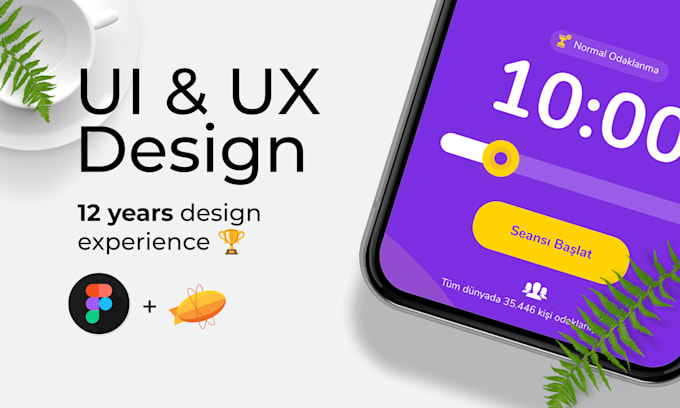 Create ui ux design for your web apps and mobile apps by Selcukakerr ...