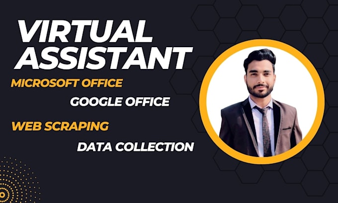 professional virtual assistant for office work and reports maker