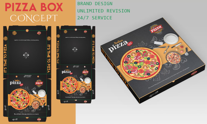 Boîtes à pizza imprimées avec votre logo!