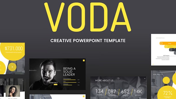 make a professional, nice look and modern powerpoint