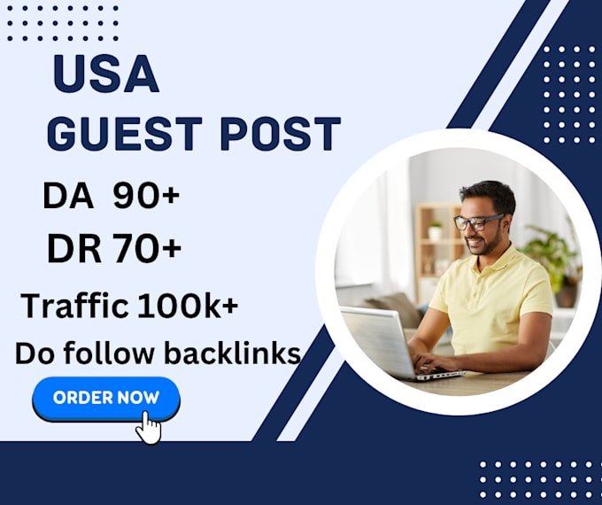 do USA guest post with do follow backlinks with high da