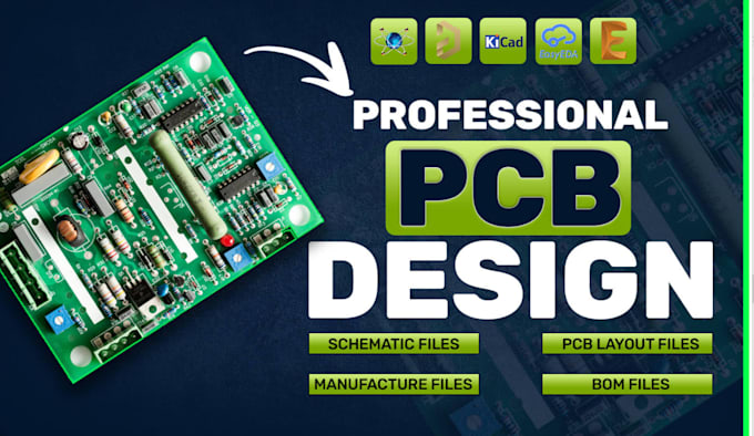 design pcb circuit for electrical and electronics engineering on altium eagle