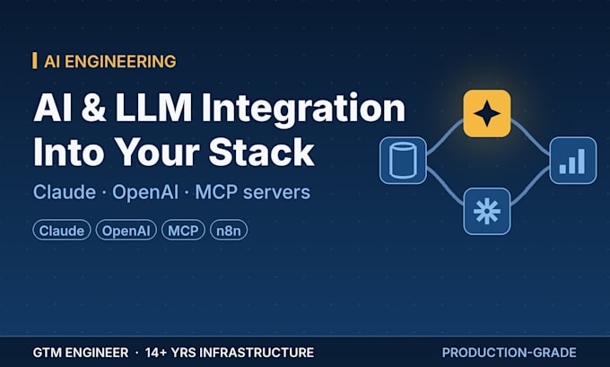 integrate claude, openai or any ai llm into your app or business workflow