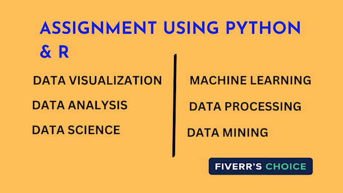Do any assignment using rstudio and python by Ayisha_i | Fiverr