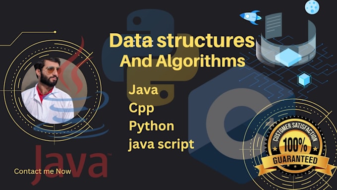 do data structure and algorithms task related to python , java, cpp programming