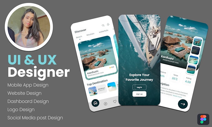 Do ui ux design mobile app, dashboard, and website in figma by ...