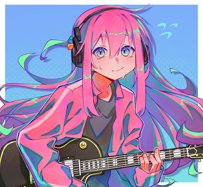 draw anime character or fanarts