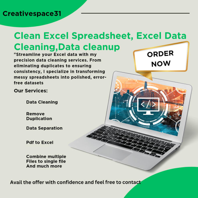 Clean excel spreadsheet, excel data cleaning, data cleanup by ...
