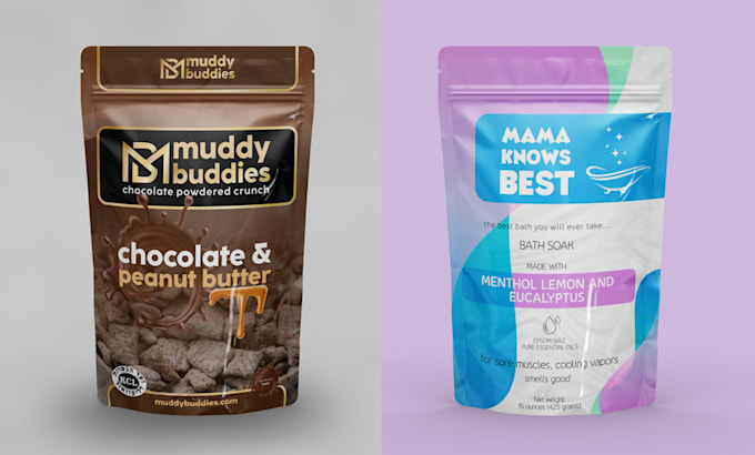 design business product packaging and label design