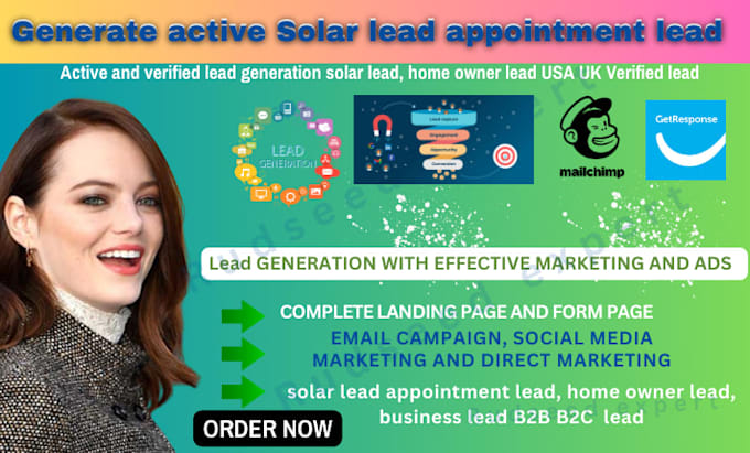 Active usa solar lead appointment lead, home owner lead, business lead ...