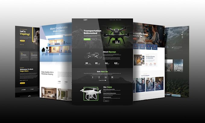 Make professional ui ux of website, figma ui ux design, figma landing ...