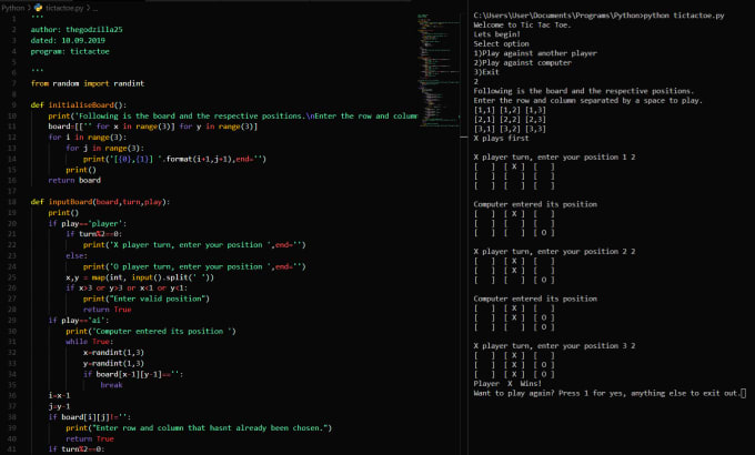 Make python text based games by Joshmaths | Fiverr