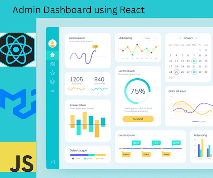 Develop an admin dashboard using react by Samiulislam557 | Fiverr