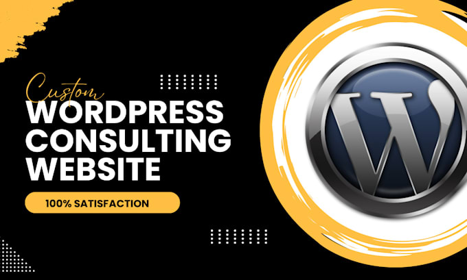create custom consulting, coaching or business  wordpress website