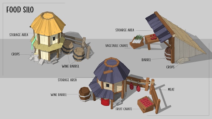 create 2d game art for you