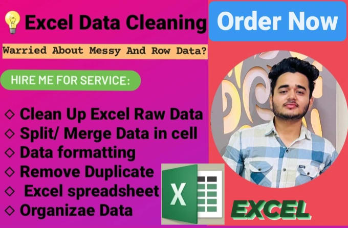 Clean excel spreadsheet, excel data cleaning and formatting by Saad ...