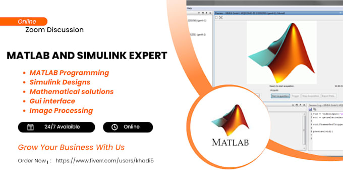 Do your matlab programming and simulink design projects by Khadi5 | Fiverr