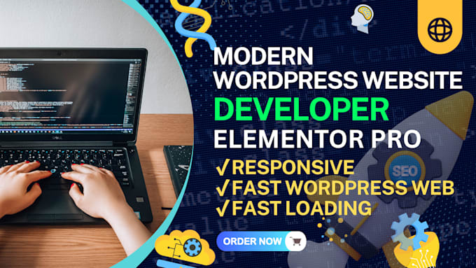 design and develop a high speed or modern wordpress website using elementor pro