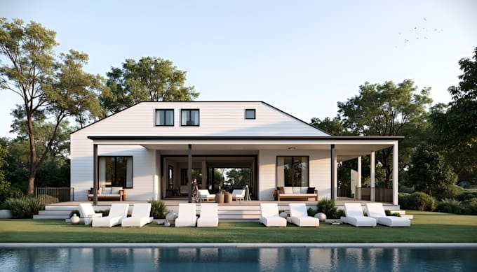 do architectural interior exterior design 3d modelling and rendering