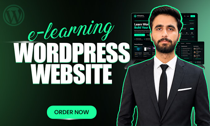 design elearning lms membership website with tutor lms and learndash