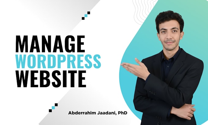 be your wordpress website manager for ongoing maintenance